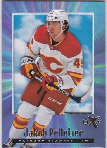 2023-24 Upper Deck Skybox E-X 2000 #106 Jakob Pelletier Calgary Flames