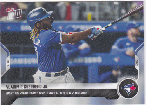 2021 TOPPS NOW #513 VLADIMIR GUERRERO JR- TORONTO BLUE JAYS