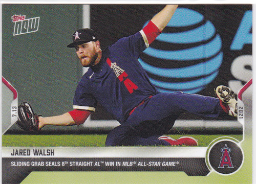 2021 TOPPS NOW #509 JARED WALSH- ANGELS