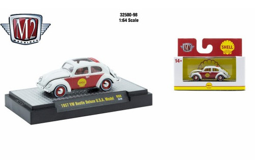 M2 Machines AutoThentics Rel 98 1:64 1957 VW Beetle Deluxe