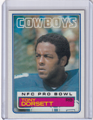 1983 Topps Football #46 Tony Dorsett - Dallas Cowboys PB DP