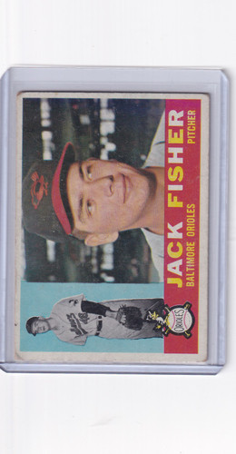 1960 Topps #46 Jack Fisher - Baltimore Orioles RC