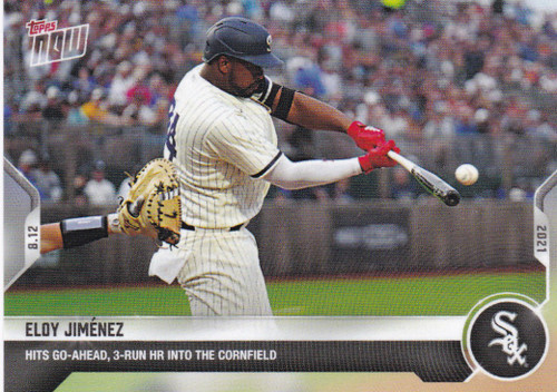 2021 TOPPS NOW #652 ELOY JIMENEZ- CHICAGO WHITE SOX