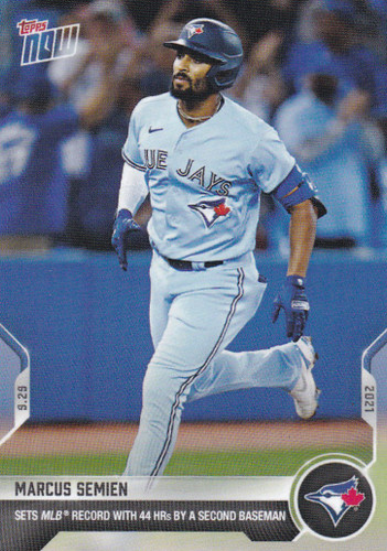 2021 TOPPS NOW #876 MARCUS SEMIEN- TORONTO BLUE JAYS