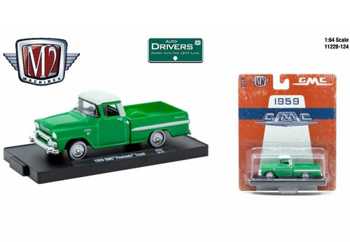 M2 Machines Auto-Drivers 1:64 R124 1959 GMC Fleetside Truck