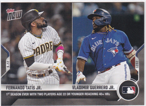 2021 TOPPS NOW #844 FERNANDO TATIS JR- MLB