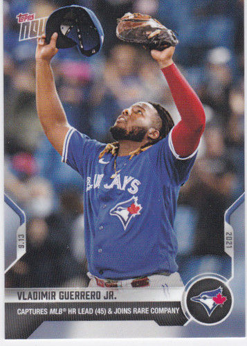 2021 TOPPS NOW #802 VLADIMIR GUERRERO JR- TORONTO BLUE JAYS
