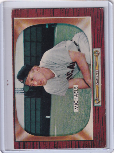 1955 Bowman Baseball #85 Cass Michaels - Chicago White Sox