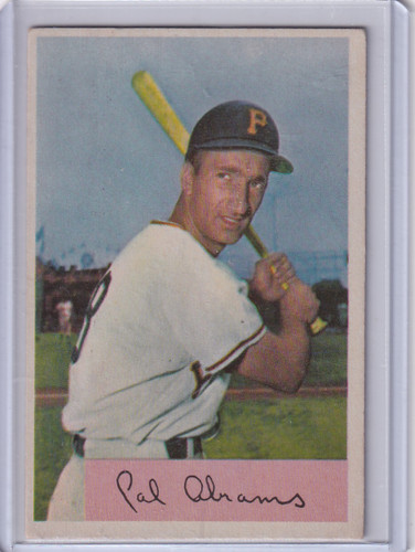 1954 Bowman #91 Cal Abrams - Pittsburgh Pirates