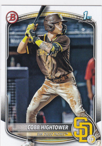 2025 Bowman Prospect #BP-104 Cobb Hightower 1st Bowman San Diego Padres