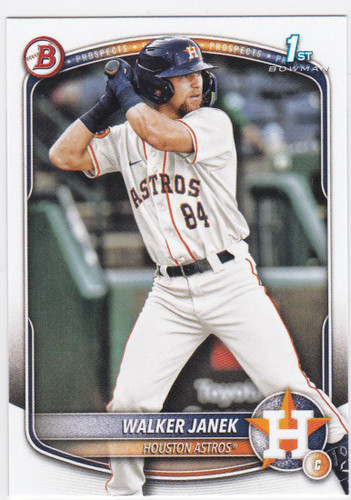 2025 Bowman Prospect #BP-15 Walker Janek 1st Bowman Houston Astros