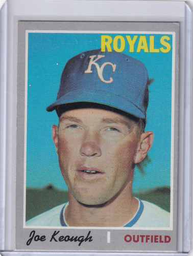 1970 Topps Baseball #589 Joe Keough - Kansas City Royals