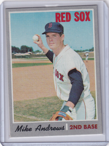 1970 Topps Baseball #406 Mike Andrews - Boston Red Sox