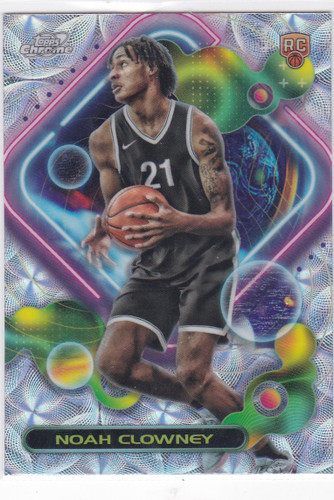 2023-24 Cosmic Chrome Nucleas #169 Noah Clowny RC Brokklyn Nets