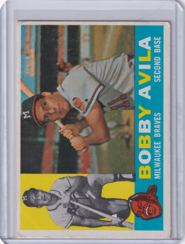 1960 Topps #90 Bobby Avila - Milwaukee Braves