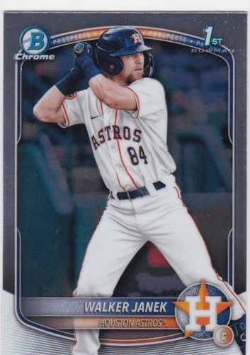 2025 Bowman Chrome #BCP-15 Walker Janek 1st Bowman Houston Astros