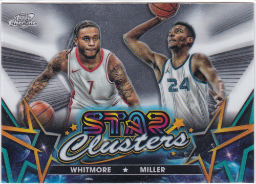 2024-25 Topps Chrome Cosmic Star Clusters #SC-13 Brandon Miller Cam Whitmore