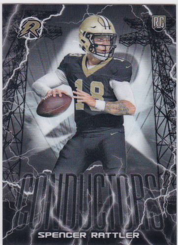 2024 Topps Resurgence #C-9 Spencer Rattler Conductors RC New Orleans Saints