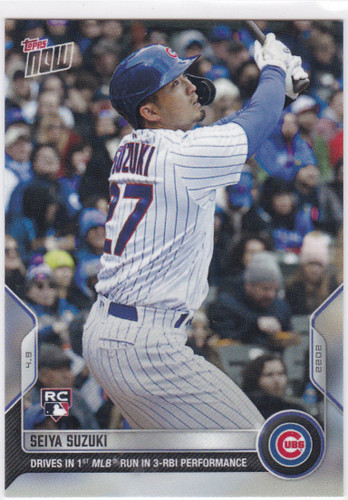 2022 TOPPS NOW #18 SEIYA SUZUKI- CHICAGO CUBS