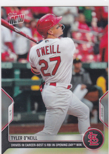 2022 TOPPS NOW #5 TYLER ONEILL- ST LOUIS CARDNIALS