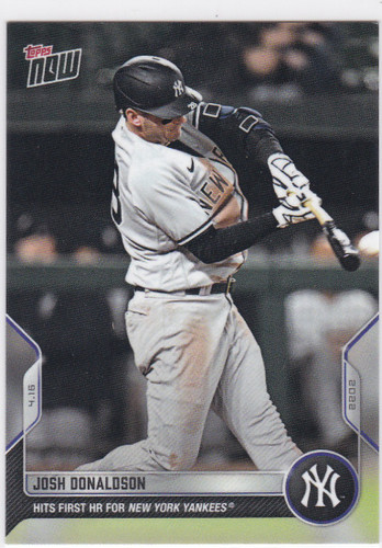 2022 TOPPS NOW #62 JOSH DONALDSON- NEW YORK YANKEES