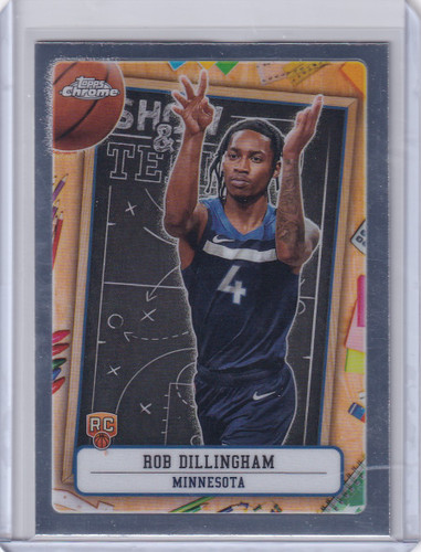 2024-25 Topps Chrome Show and Tell #ST-15 Rob Dillingham- Minnesota Timberwolves