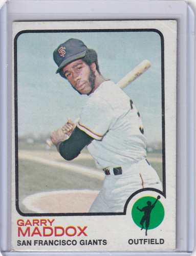 1973 Topps Baseball #322 Garry Maddox - San Francisco Giants RC