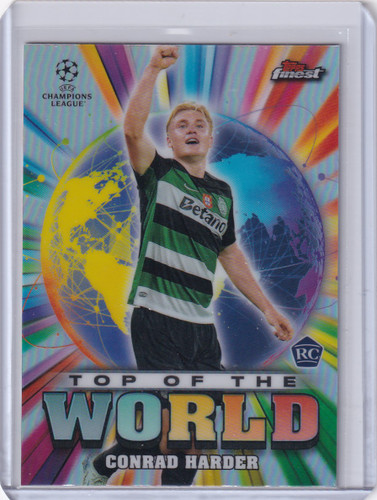 2024-25 Topps Finest Top of World  #TW-34 Conrad Harder - Sporting Clube de Port