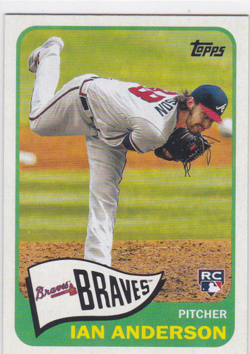 2021 Topps #T65-7 Ian Anderson RC Atlanta Braves