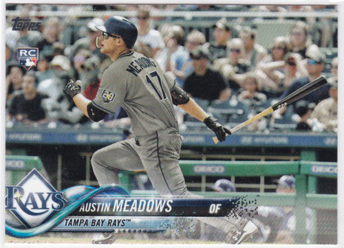 2018 Topps #US34 Austin Meadows RC Tampa Bay Rays