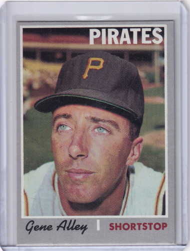1970 Topps Baseball #566 Gene Alley - Pittsburgh Pirates