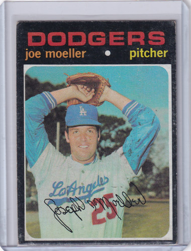 1971 Topps Baseball #288 Joe Moeller - Los Angeles Dodgers