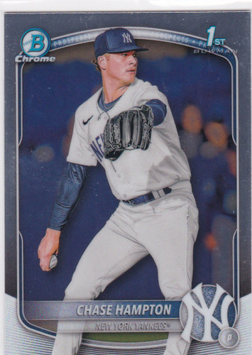 2025 Bowman Chrome #BCP-57 Chase Hampton 1st Bowman New York Yankees