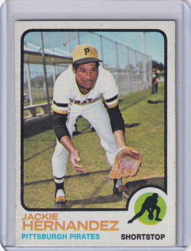 1973 Topps Baseball #363 Jackie Hernandez - Pittsburgh Pirates