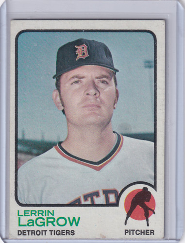 1973 Topps Baseball #369 Lerrin LaGrow - Detroit Tigers