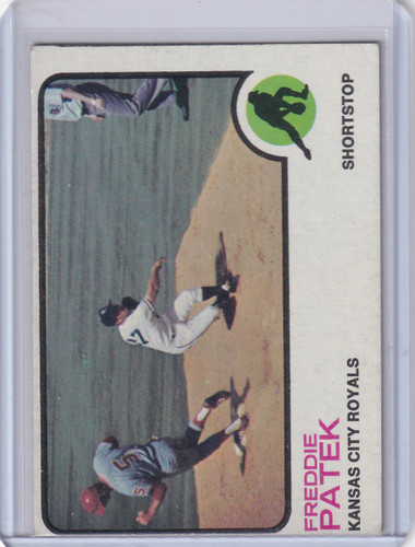 1973 Topps Baseball #334 Freddie Patek - Kansas City Royals