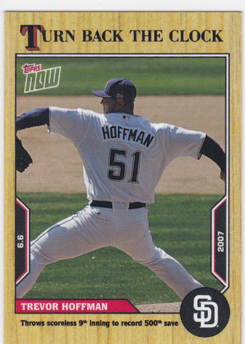 2022 TURN BACK THE CLOCK #68 TREVOR HOFFMAN- SAN DIEGO PADRES