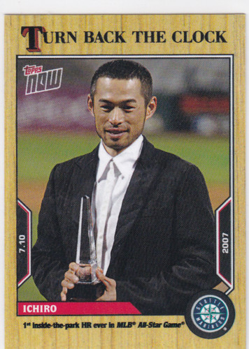 2022 TURN BACK THE CLOCK #102 ICHIRO- SEATTLE MARINERS