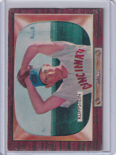 1955 Bowman Baseball #152 Johnny Klippstein - Cincinnati Redlegs
