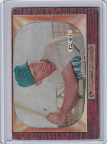 1955 Bowman Baseball #137 Bob Talbot - Chicago Cubs