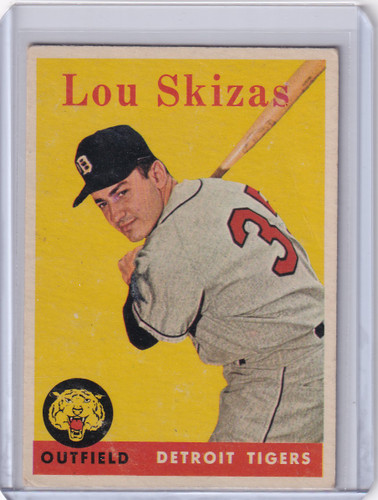 1958 Topps #319 Lou Skizas - Detroit Tigers