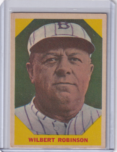 1960 Fleer Baseball #33 Wilbert Robinson
