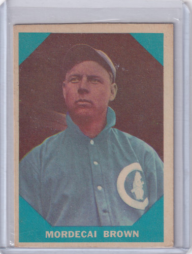 1960 Fleer Baseball #9 Mordecai Brown
