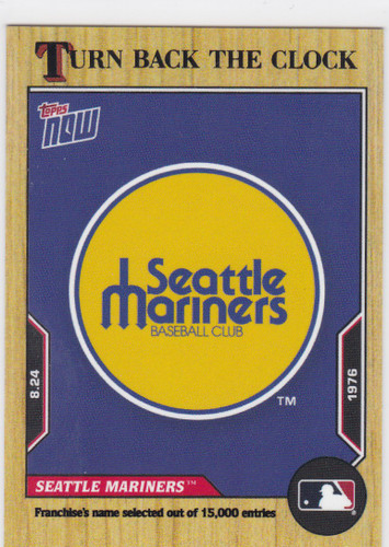 2022 TURN BACK THE CLOCK #147 SEATTLE MARINERS
