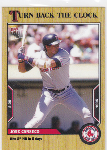 2022 TURN BACK THE CLOCK #148 JOSE CANSECO- BOSTON RED SOX