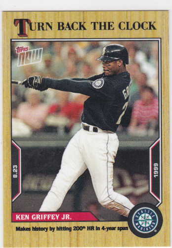 2022 TURN BACK THE CLOCK #146 KEN GRIFFEY JR- SEATTLE MARINERS