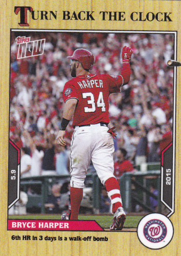 2021 TURN BACK THE CLOCK #39 BRYCE HARPER- WASHINGTON NATIONALS