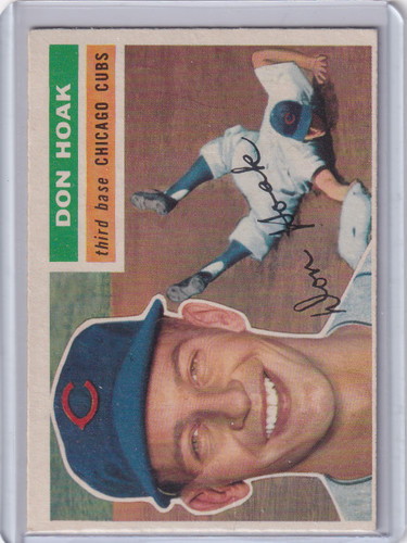 1956 Topps #335 Don Hoak - Chicago Cubs