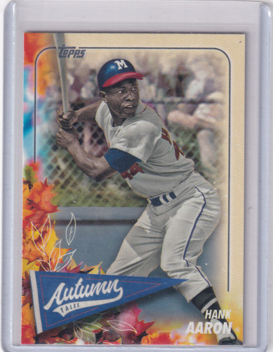 2024 Topps Autumn Tales #AT39 Hank Aaron - Milwaukee Braves