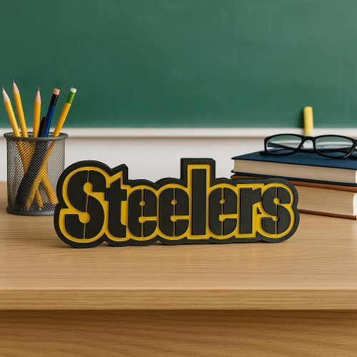 Pittsburgh Steelers Logo - Black & Gold